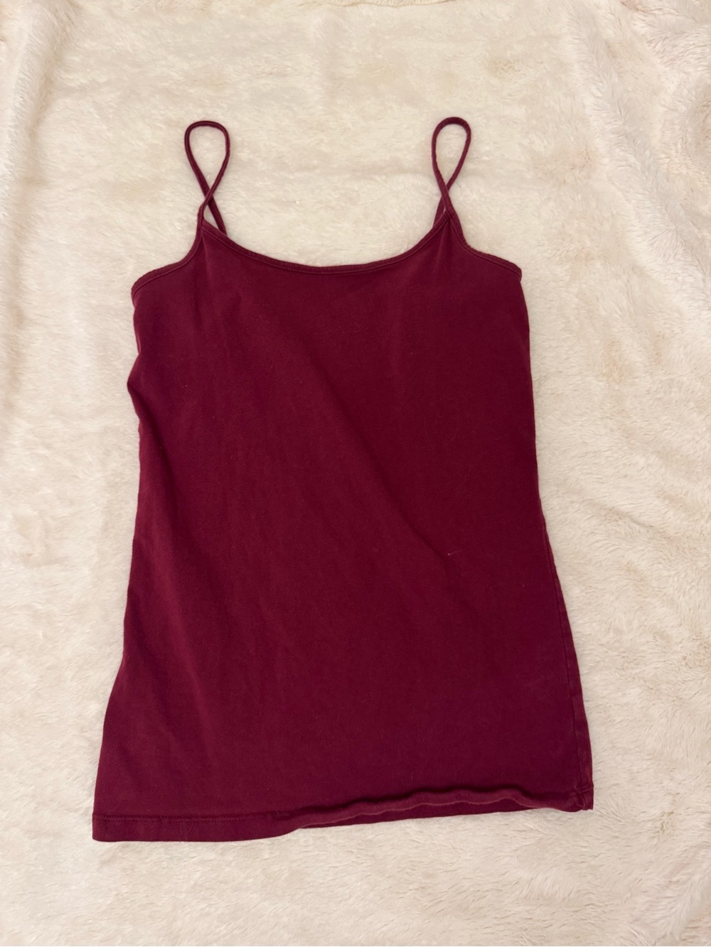 No Boundaries Burgundy Spaghetti Strap Camisole